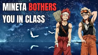 Mineta bothers you in class  Kiribaku x listener [upl. by Antonino]