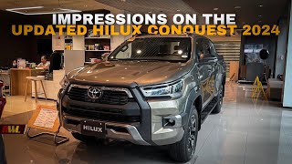 Impressions on the 2024 Hilux Conquest 4x2 AT [upl. by Yenaj]