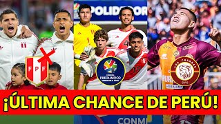 PERÚ ÚLTIMA FECHA DEL PREOLÍMPICO 2024  LIGA 1 RENUNCIARÍAN A LA SELECCIÓN PERUANA  CHANKAS [upl. by Kimbra]