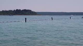 Slowenischer AdriaHafen Portoroz mit Marschmusik  Slovenian harbor and beach with marching music [upl. by Malinin]