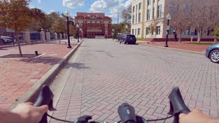 Downtown DeLand Florida Exploring Bike Ride [upl. by Pejsach24]