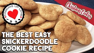 Snickerdoodle Cookie Recipe  Easy Snickerdoodle Recipe  Christmas Cookies [upl. by Jagir734]