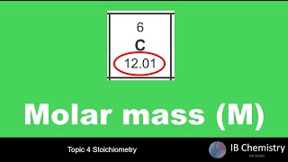 Molar mass [upl. by Banky]