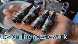 how to Toyota 1kz te engine nozzle reparing [upl. by Laine128]