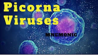 Picorna Viruses Mnemonic [upl. by Rodgers]