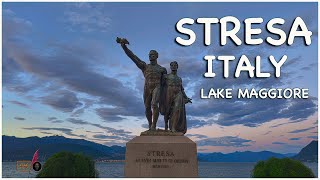 STRESA ITALY  THE MONTE CARLO OF LAKE MAGGIORE  WALKING TOUR 4K [upl. by Loomis207]