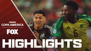 Jamaica vs Mexico Highlights  2024 Copa América [upl. by Haldes]