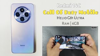 Redmi 14C  Game Play amp Review Call Of Duty Mobile Graphics Test Helio G81 Ultra Ram 6GB [upl. by Crescentia]