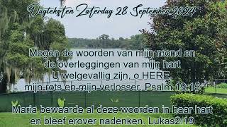 Dagteksten amp Gebed Zaterdag 28 September 2024 [upl. by Halstead515]