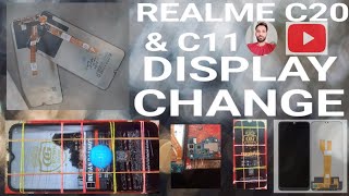 Realme c20 amp c11 display combo replace  Realme c20 LCD Touch Replacement realme c20 folder price [upl. by Leaj101]