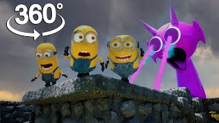 360° Minion Mel vs Giant Sprunki – Epic Showdown in VR [upl. by Tish]