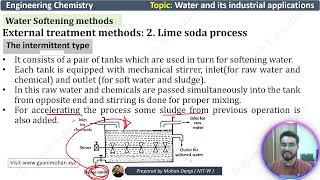 Water treatment  lime soda process  Cold lime soda process Engineering chemistry  btech [upl. by Zarger610]