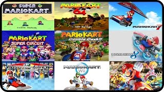 Mario Kart  All Courses from every Mario Kart Multiplayer [upl. by Rafat864]