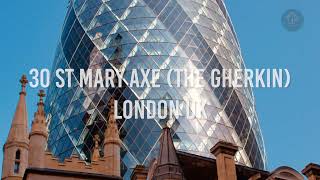 30 St Mary Axe The Gherkin – London UK  Architecture  DwellScape [upl. by Yraeg]