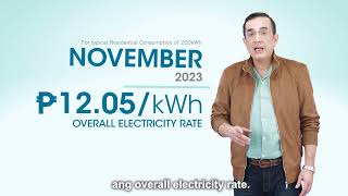 Higher Electricity Rates this November  Meralco [upl. by Tomlin]