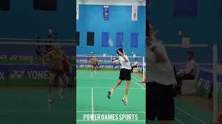 U15 womens singles rally badminton shorts [upl. by Cinomod364]