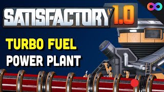 How to setup a 800 Turbo Fuel Factory  Satisfactory 10 [upl. by Khalil]