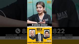 Are you struggling with hair loss or baldness   Max Hair Clinic offers innovative treatments [upl. by Sungam]