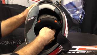 How to change top padding in an LS2 Helmet [upl. by Lebam]