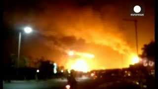 Chemical plant blast causes giant toxic explosion China [upl. by Ial]