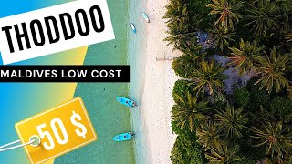 THODDOO Island Maldives ❤️❤️ 2021  Local Island  LOW COST  Maldives with local life  HD TOUR [upl. by Eeralih]