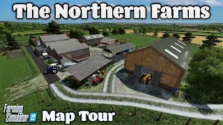 CRACKING NEW MAP “THE NORTHERN FARMS” FS22 MAP TOUR  NEW MOD MAP Review PS5 [upl. by Meehaf154]