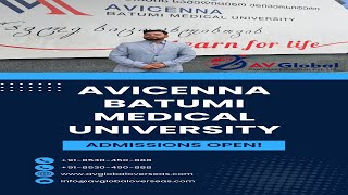 Avicenna Batumi Medical University mbbsabroad mbbsabroadforindianstudentsfees foreigneducation [upl. by Retxed]