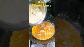 Peanut Sauce recipe Cooking With Chef food cooking wok recipe mastercooking delicious [upl. by Lucilla]