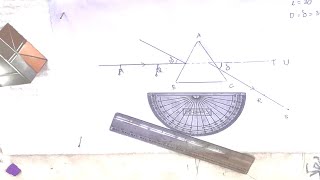 Experiment to find Angle of Minimum Deviation and Refractive Index of Prism  Class 12 Physics [upl. by Bainbridge]