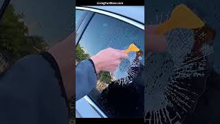 Creative Car Window Decals  Shattered Glass Series [upl. by Jacquie538]