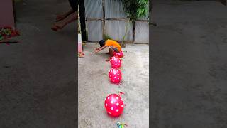 balloon popping challenge 3shorts [upl. by Leba]