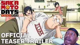 SAKAMOTO DAYS  Official Teaser Trailer  Reaction Video [upl. by Yellhsa]