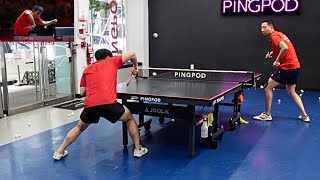 Backhand Flick Training with USA Olympian Yijun Tom Feng Backhand Flick like Zhang Jike [upl. by Post]