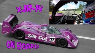 Jaguar XJR14 Group C On Board at Monza Circuit  GoPro Hero 4 Black 1080p 60fps [upl. by Nauh]