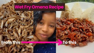 How To Cook Wet Fry Omena and Ugali  Omena Recipe  Vlogmas Day 5 [upl. by Matta]