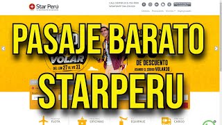 Como comprar un pasaje en la Aerolínea StarPeru [upl. by Ruelu]