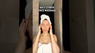 Anti STRESS face MASSAGE ✨ facespa [upl. by Orlantha]