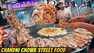 Chandni Chowk Street Food  Mammo Burger BBQ Jalebi aur Ultimate Pappo Lemon Soda [upl. by Viviana595]