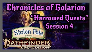 Pathfinder 2e Live Play Stolen Fate  Harrowed Quests Session 4 [upl. by Merill]