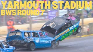 Unlimited Banger Racing  BWS Round 7  Yarmouth Stadium  July 2024 [upl. by Saibot708]