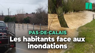 Inondations dans le PasdeCalais  les habitants désespérés par le retour des crues [upl. by Caasi]