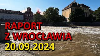 FALA KULMINACYJNA WE WROCŁAWIU  WALCZYMY Z POWODZIĄ [upl. by Sawyor951]