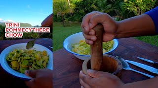 🇹🇹 Pommecythere Chow Made In De Yard  ASMR  Foodie Nation [upl. by Soinski779]