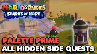 All Palette Prime HIDDEN QUEST Locations In Mario  Rabbids Sparks Of Hope [upl. by Hawkie]