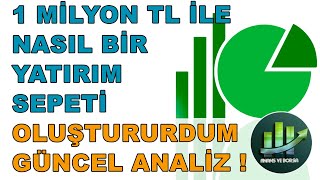 1 MİLYON TL İLE NASIL BİR YATIRIM SEPETİ OLUŞTURURDUM GÜNCEL ANALİZ [upl. by Saxela711]