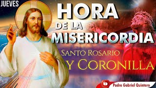 🩸LA HORA DELA MISERICORDIA Coronilla dela Misericordia y Santo Rosario de hoy jueves 23 de noviembre [upl. by Cohette]