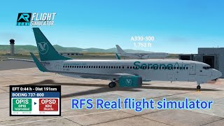 RFS  Real flight simulator Serene air  Islamabad intl to Skardu intl  b737  800  FHD [upl. by Adnarrim]