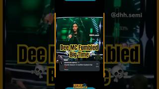 Dee MC Fumbled on Big Stage ☠️😭 Mtv Hustle Judge [upl. by Tehr]