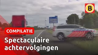 HEFTIGE ACHTERVOLGINGEN voor de POLITIE in 2023  Omroep Brabant [upl. by Drucy]