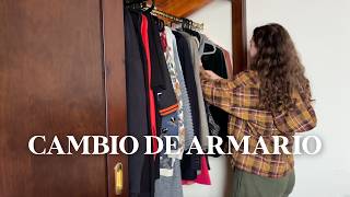 Cambio de armario otoñoinvierno  Tips minimalistas [upl. by Sonitnatsok477]